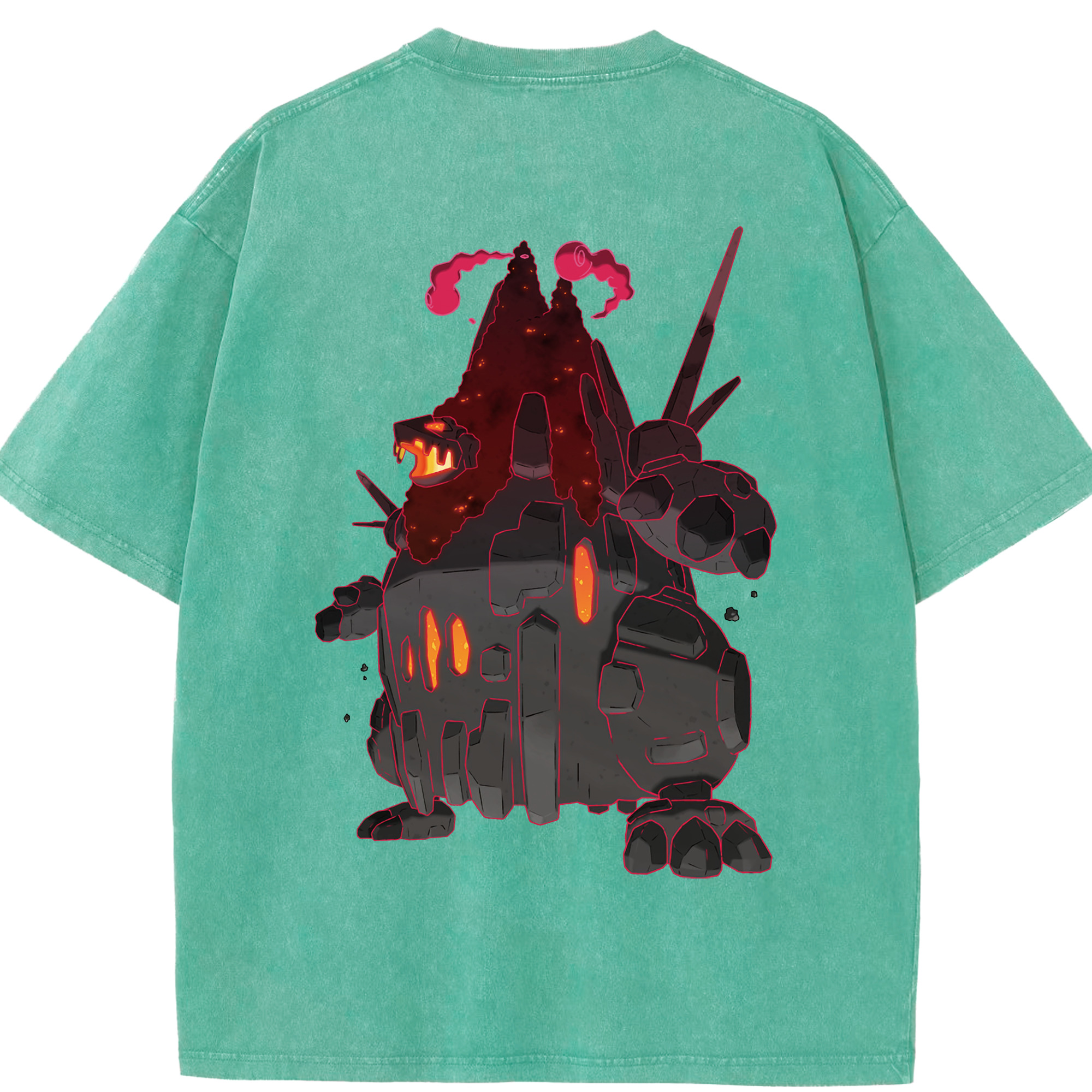 （画像用） ポケットモンスター Pokémon 綿100% ヴィンテージ風 半袖Tシャツ（背面プリント）